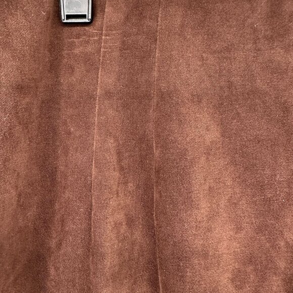 Wildlife Sportswear Midi Skirt SIZE 14 Pleated Front Back Slit 32 in Waist USA - Picture 2 of 6